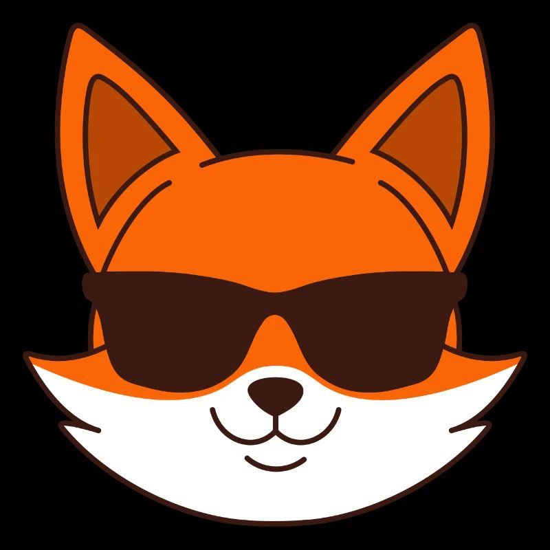 Fuchs mit Sonnenbrille