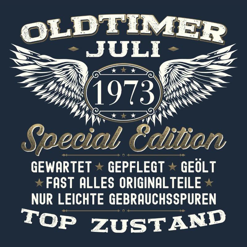 50. Geburtstag Mann Oldtimer Juli Jahrgang 1973