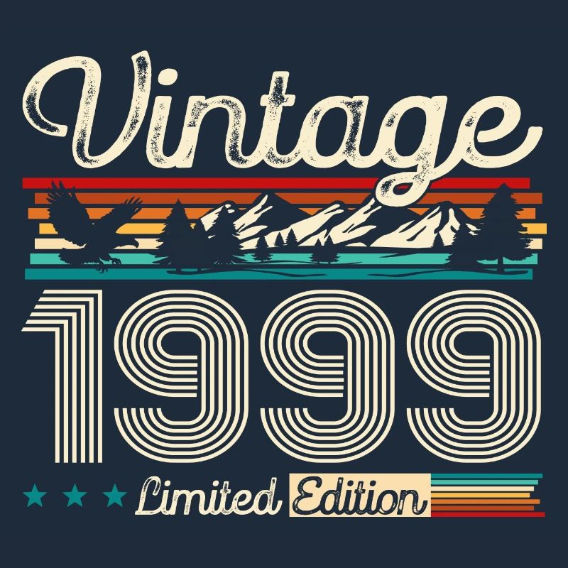 25th Birthday Legend Vintage 1999 Vintage 99