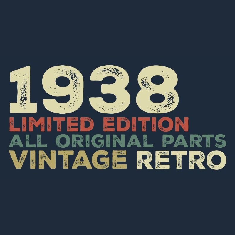 1938 Born Vintage 1938 Retro Geburtstagsgeschenk