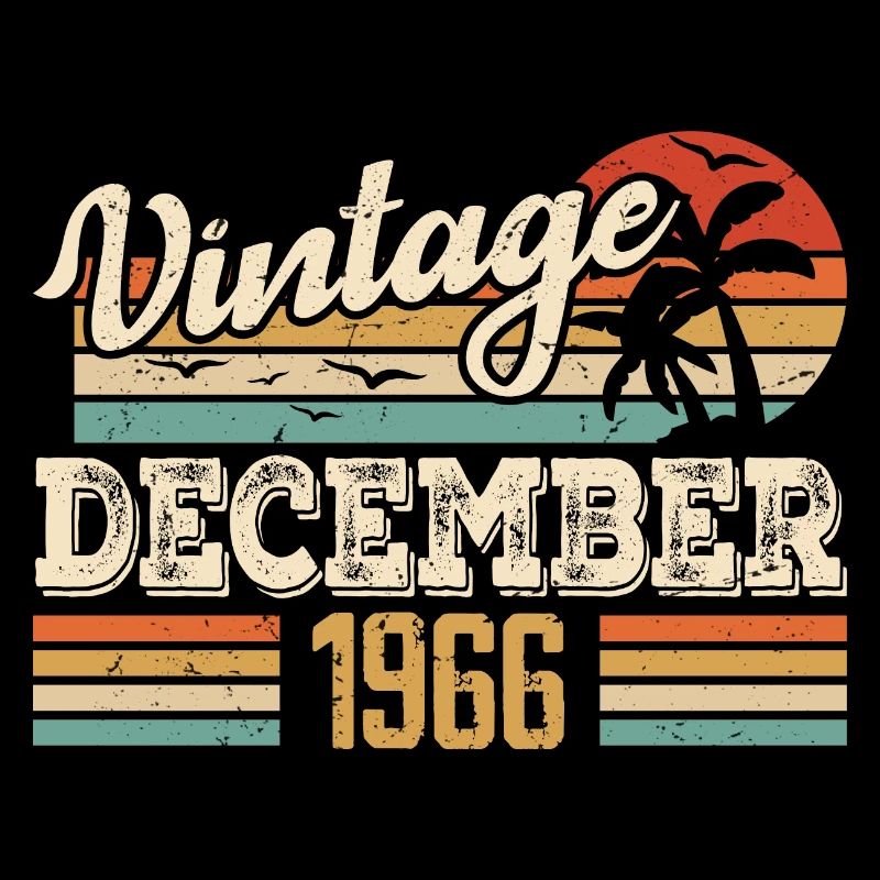 Cadeau D'anniversaire Décembre 1966 Vintage Rétro