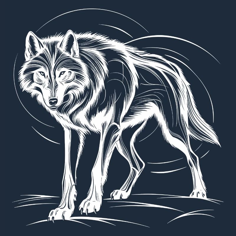 Wolf, weiß
