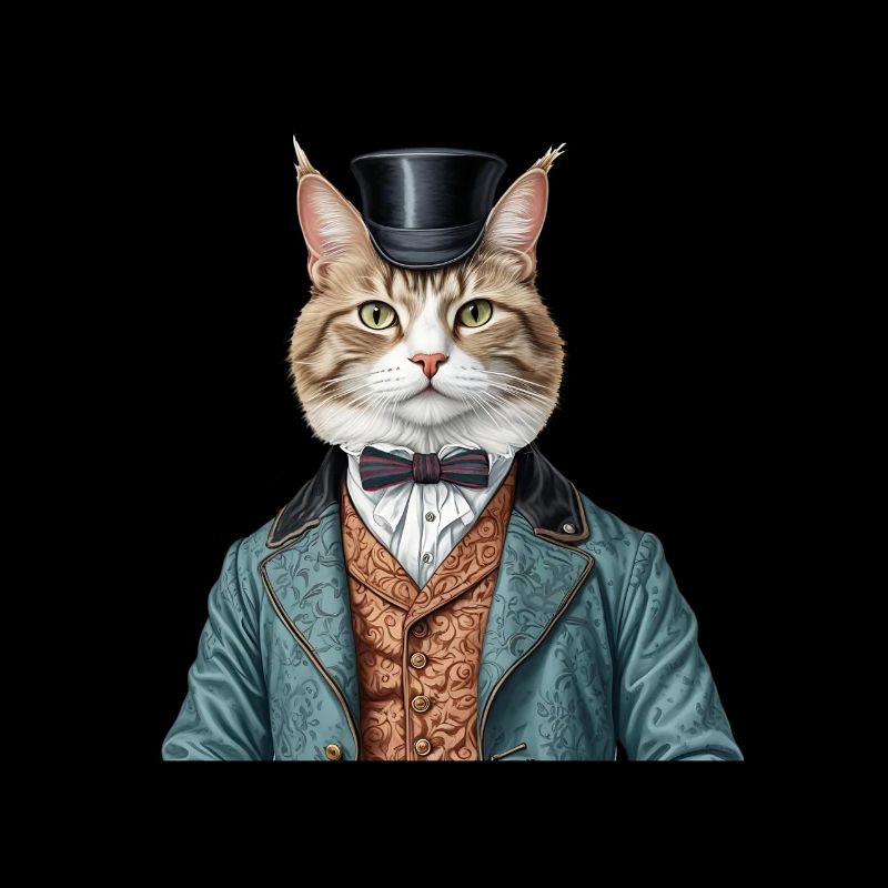 Victorian gentleman cat