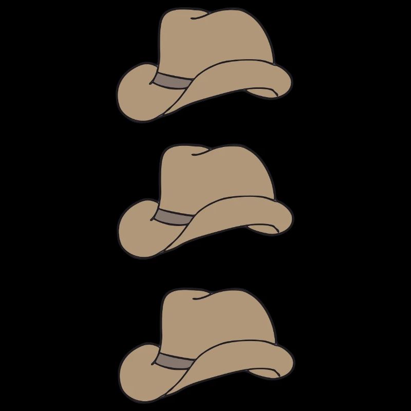 Three hats