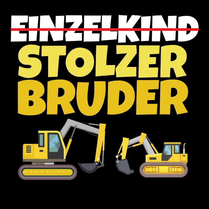 Großer Stolzer Bruder Bagger 2024 Geschenk