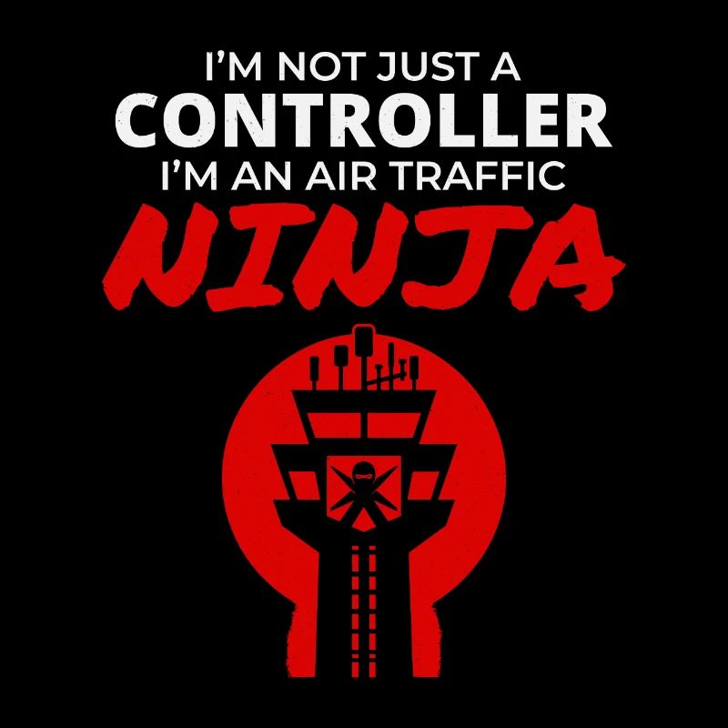 Air Traffic Controller Ninja ATC Aviation Humor