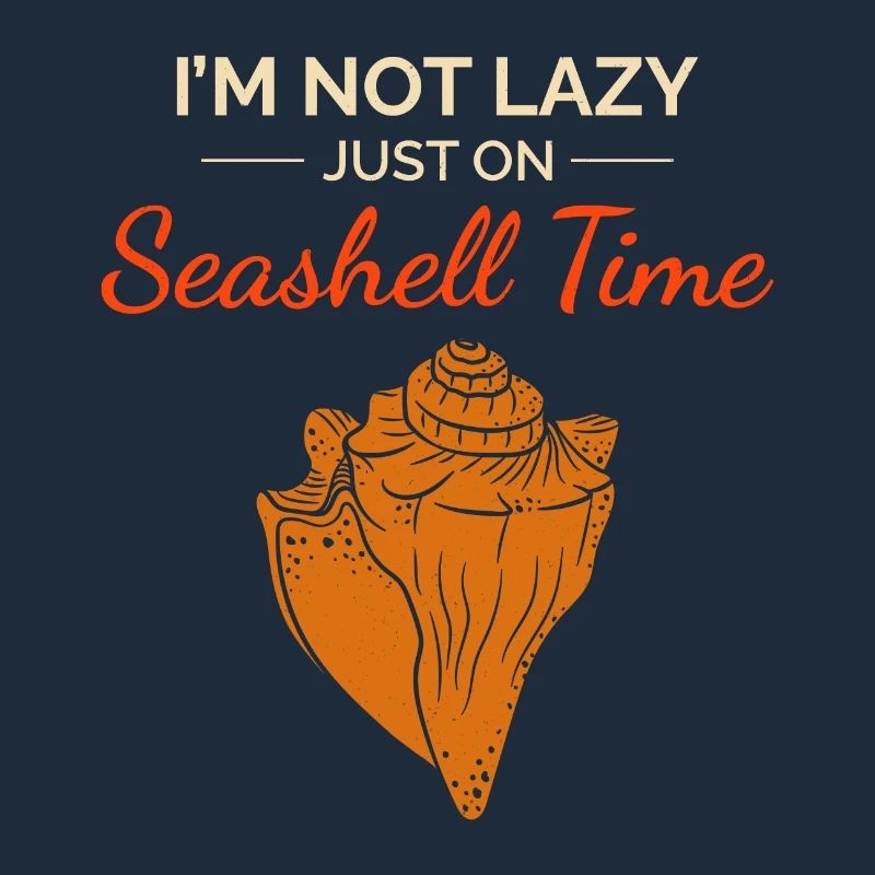 Conch Seashells Collector Beachcomber Sea Shell