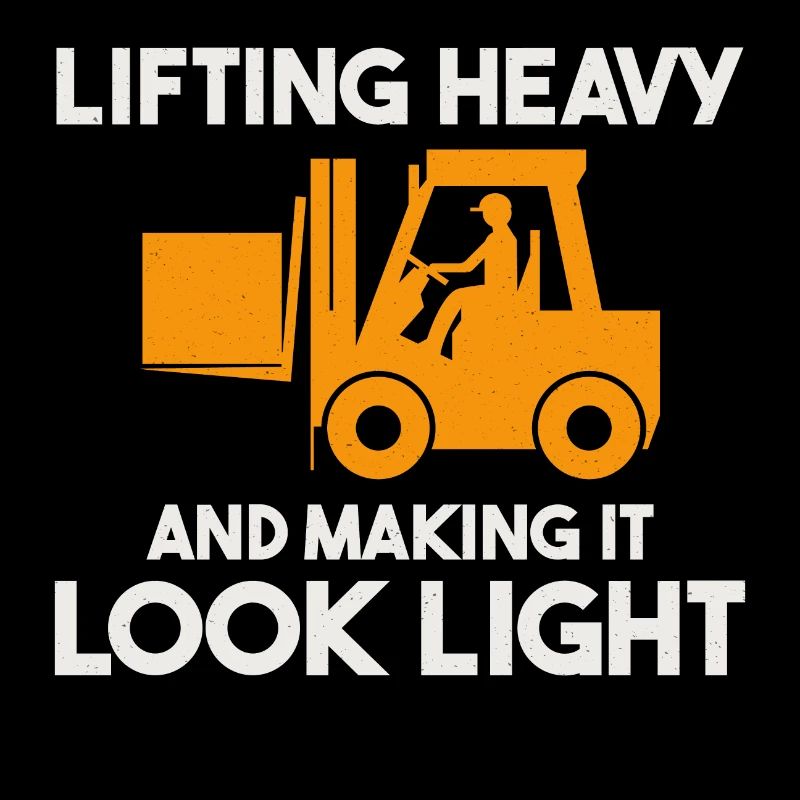 Forklift Operator Heavy Equipment Driver Funny