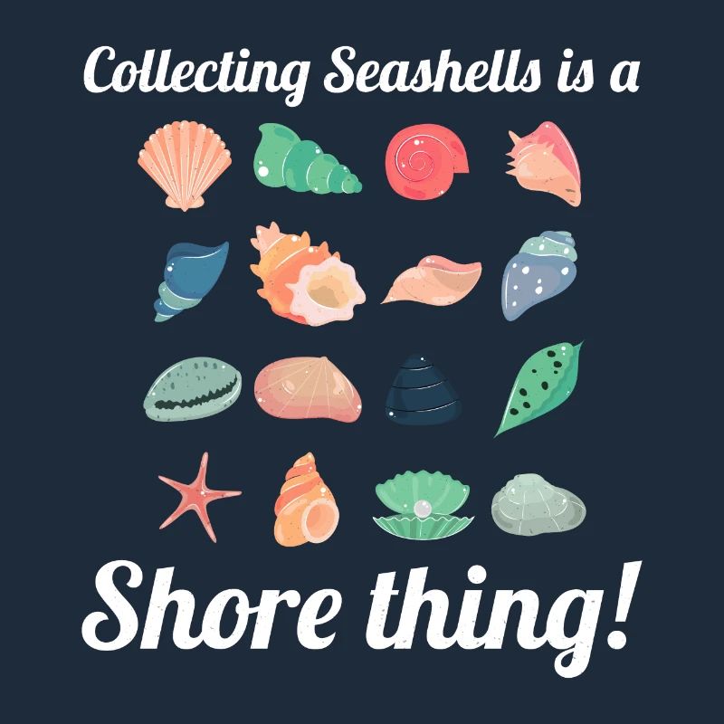 Seashells Collector Beachcomber Sea Shell Ocean