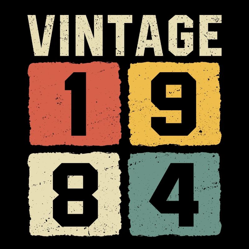Vintage 1984 Geboren 1984