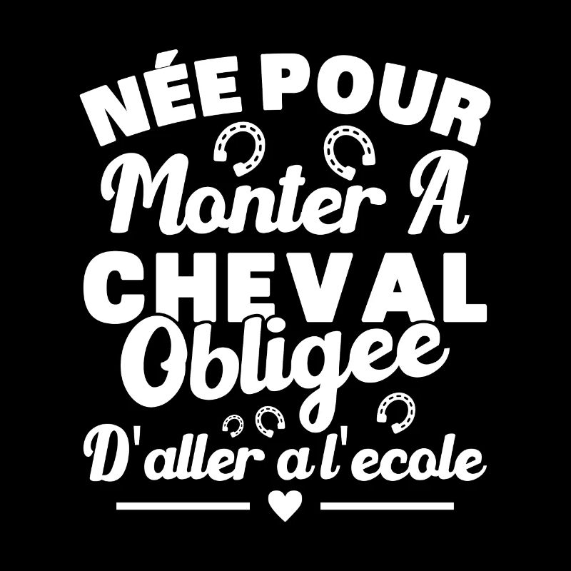 Née pour monter à cheval obligée d'aller à l'école
