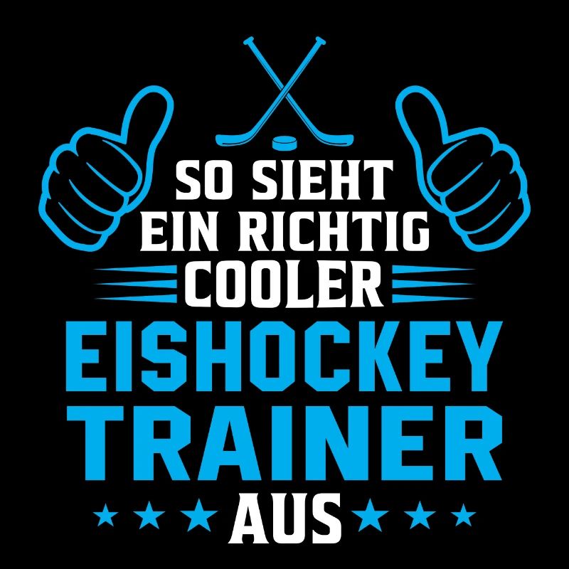 So sieht ein cooler Eishockey Trainer aus