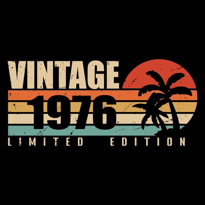 1976 Année d’anniversaire millésime original 1976