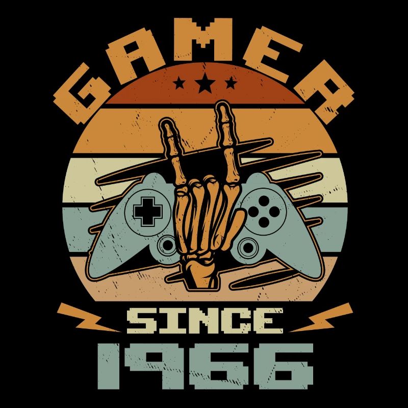 Gamer Since 1966 - Gaming Birthday Gift 1966