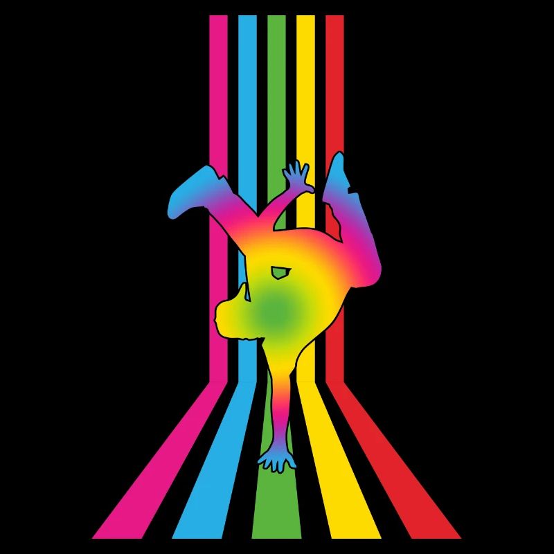 Graphique Dance Rainbow