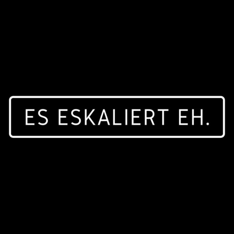 Es eskaliert eh.