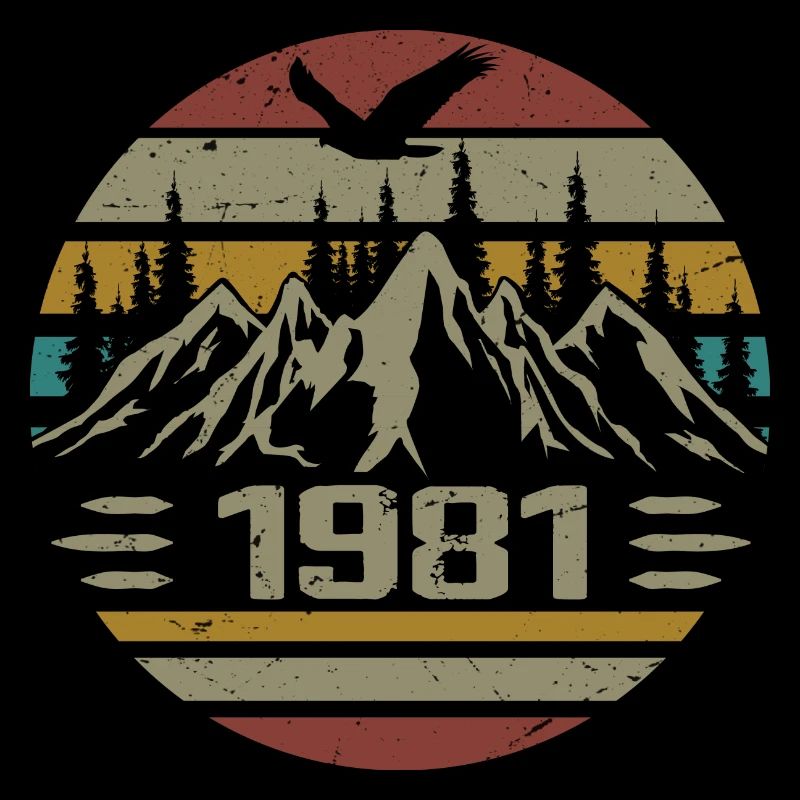 Born in 1981 Original Retro 1981 Birthday Gift