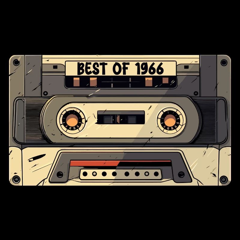 Das Beste von 1966 - Kassette 1966 - Geboren 1966 Geschenk