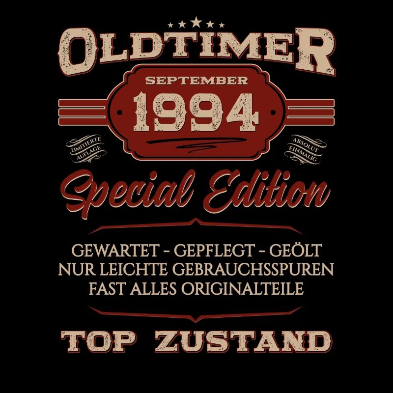 30. Geburtstag Oldtimer September 1994 Jahrgang 94