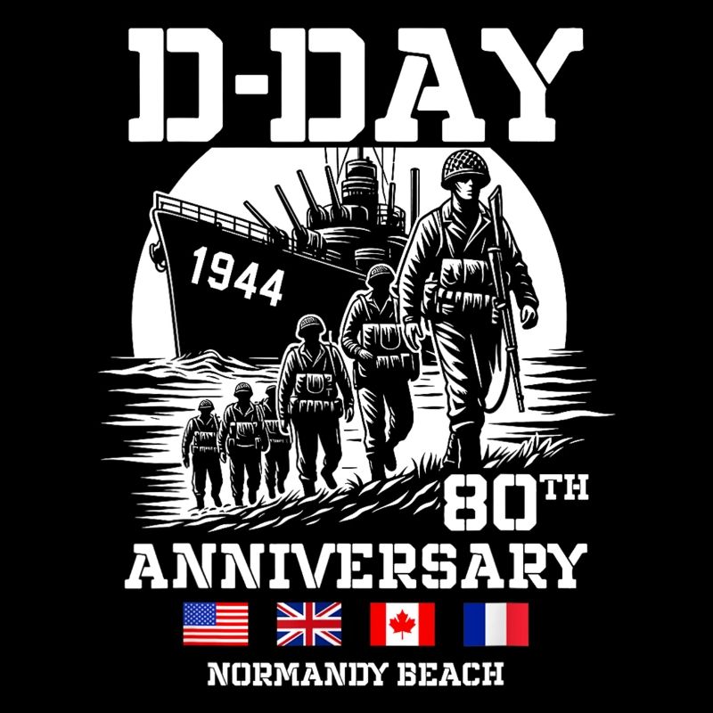Normandy Beach Landing Commemorative D-Day 80th