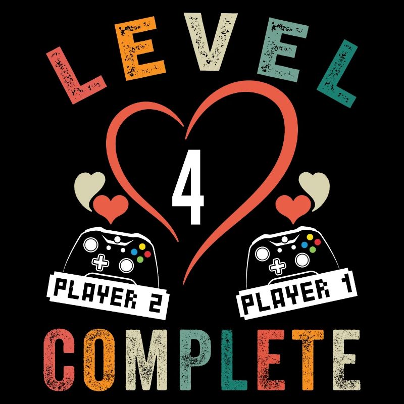 Level 4 Complete 4th Anniversary 4 Years Wedding