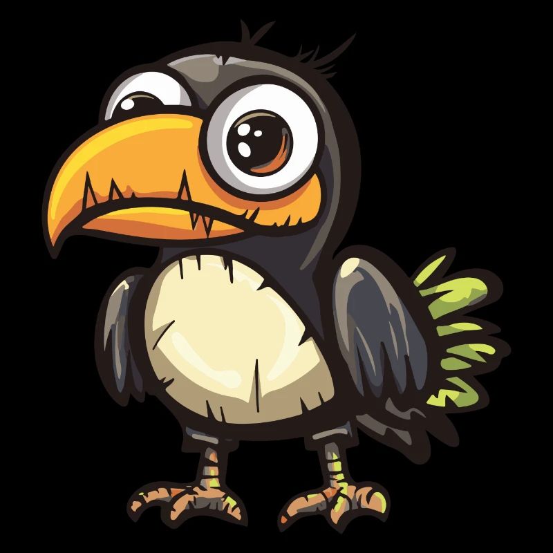 Toucan Bird Halloween Zombie