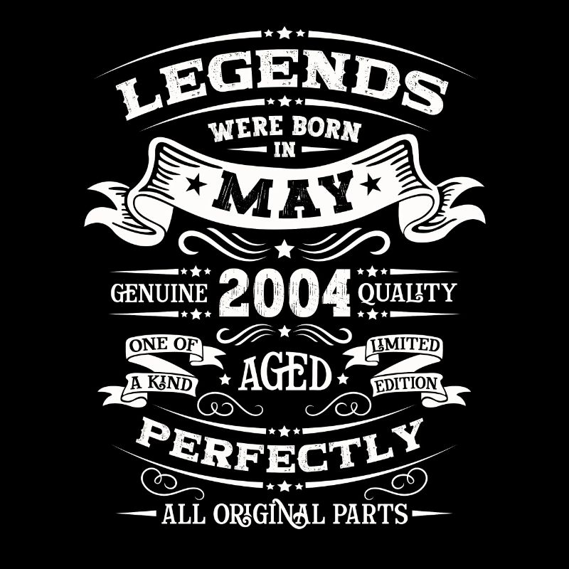 Legendary May 2004 Vintage 2004 Birthday 2004
