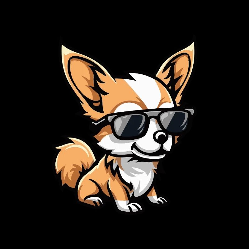 Chihuahua Hunde Cool Tier
