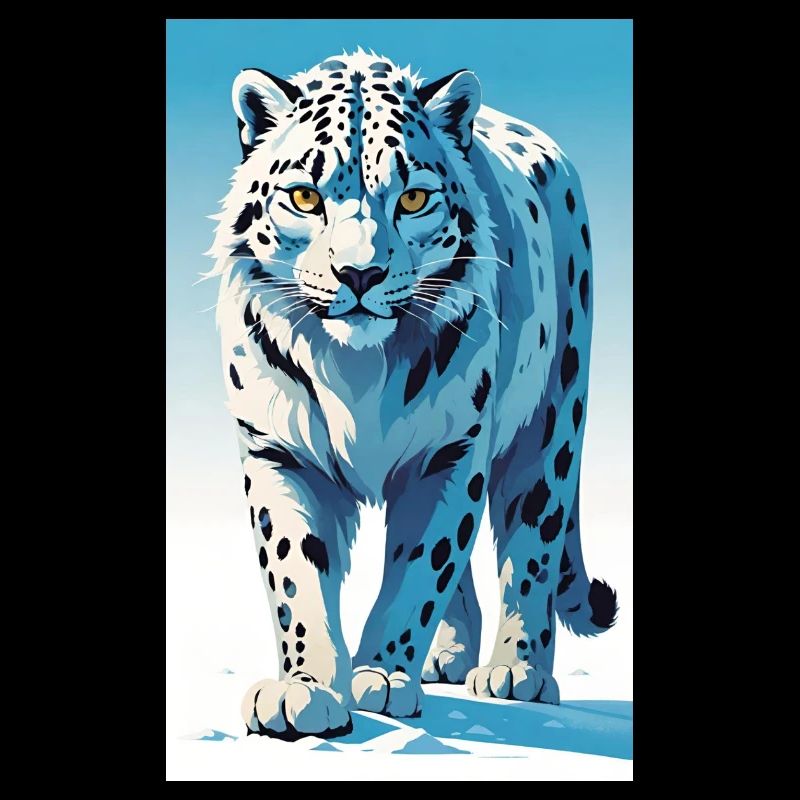 Léopard des neiges | Léopard | Prédateur