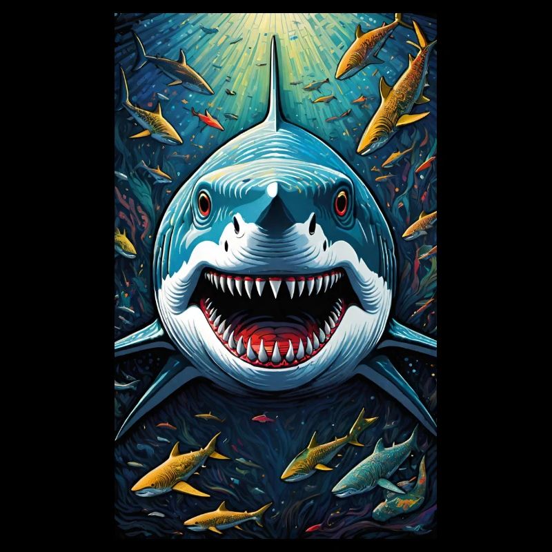 Requin | Grand requin blanc | Créature marine | Poisson