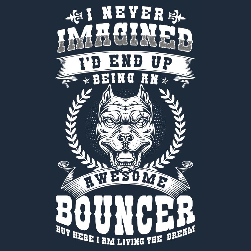 Entrée large du travail de videur