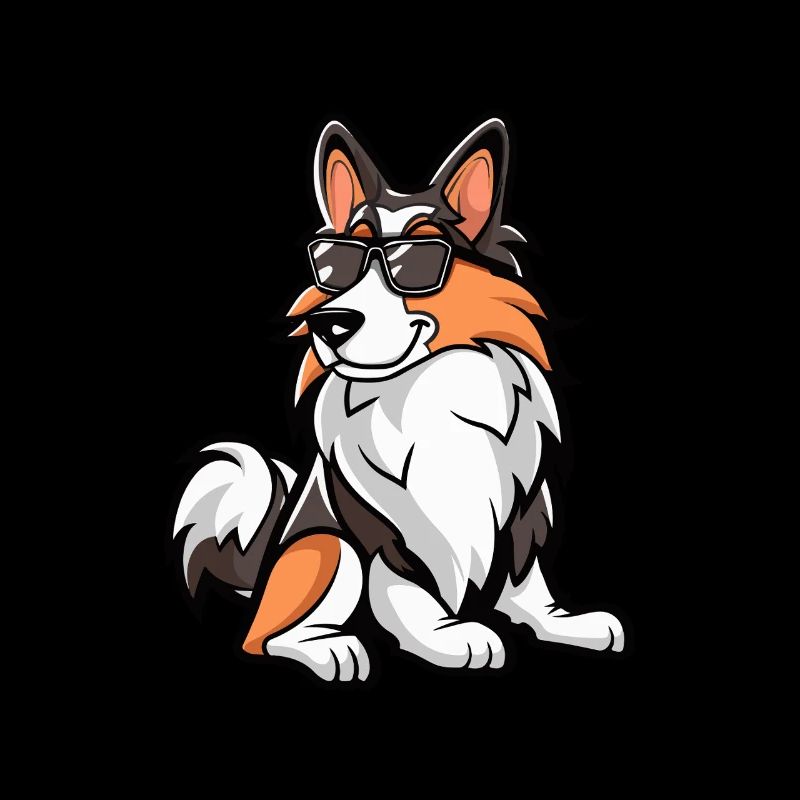 Border Collie Hunde Cool Tier