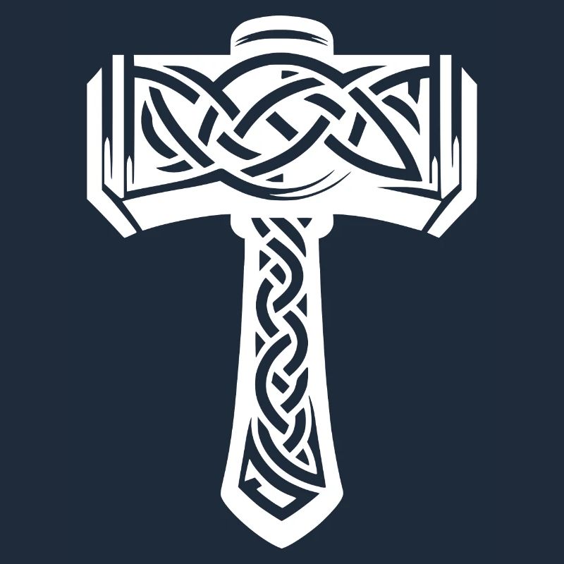 Hammer in extraordinary Celtic knots