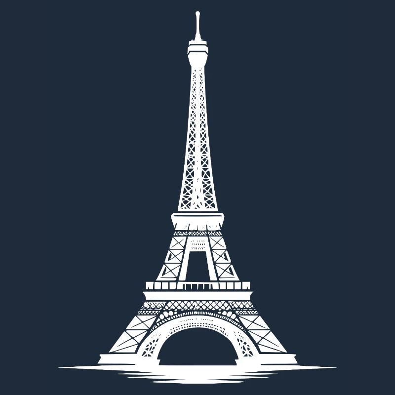 Eiffel Tower Paris Magic Minimalist, Monumental