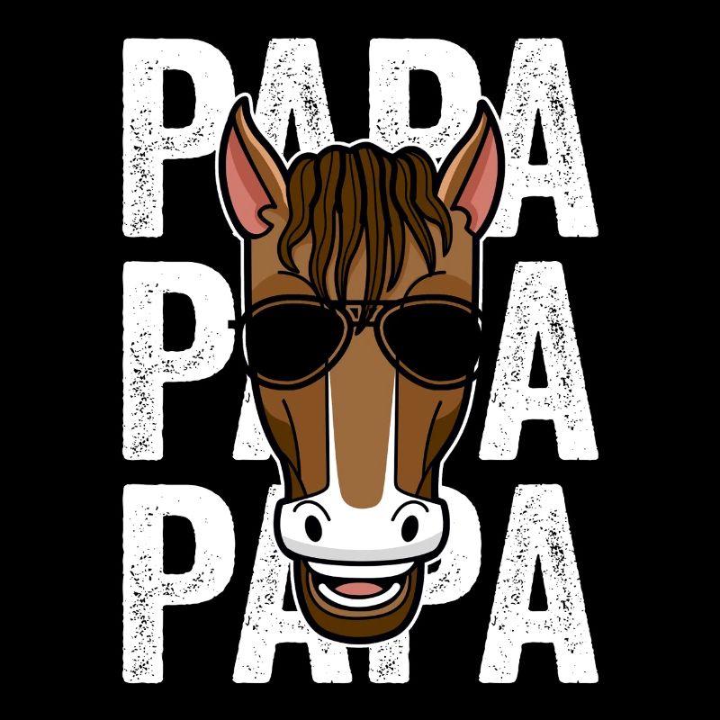 Reiten Papa Vater Pferd