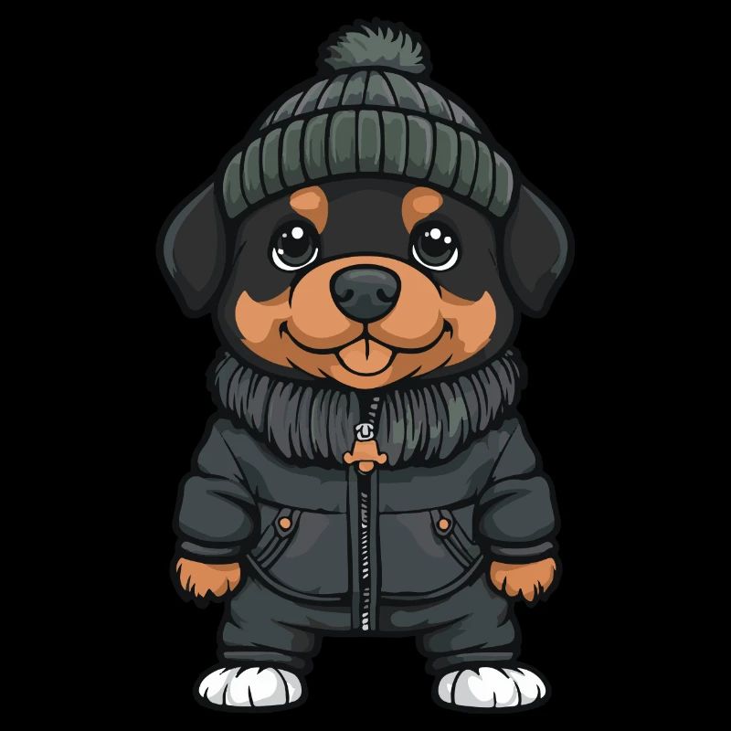 Rottweiler Dog Stylish