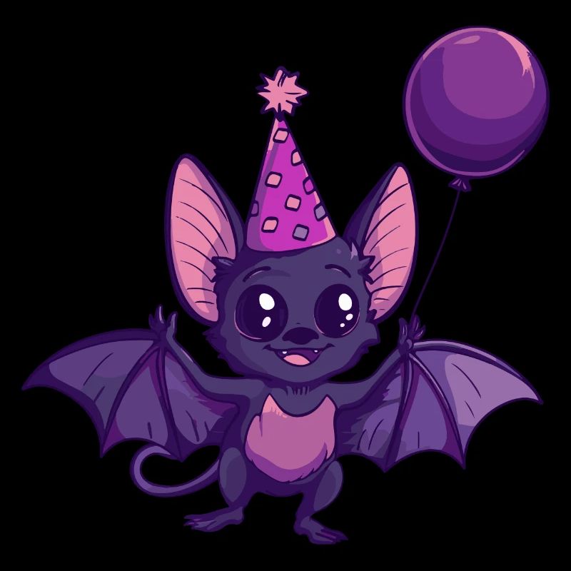 Bande dessinée d’anniversaire de chauve-souris