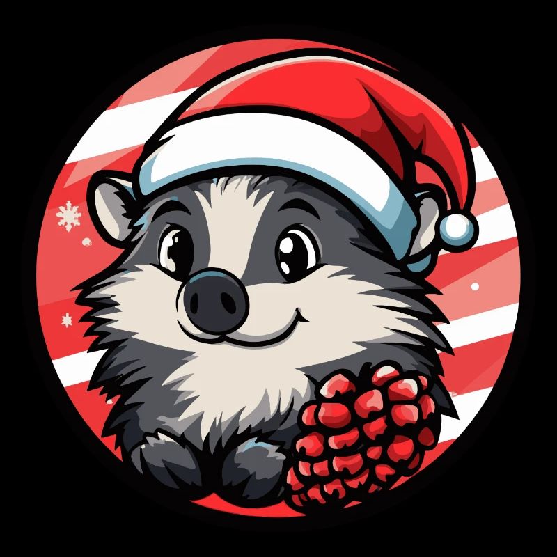 Igel Weihnachten Christmas