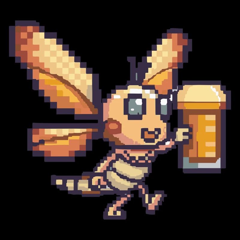 Dragonfly Beer Pixel
