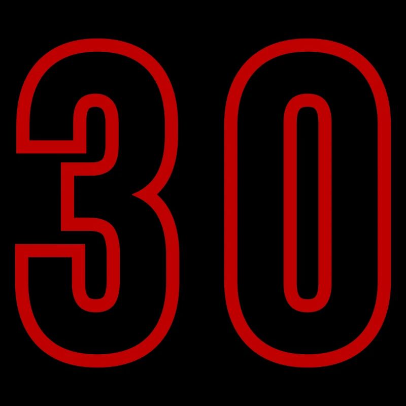 30 Number Years Leotard
