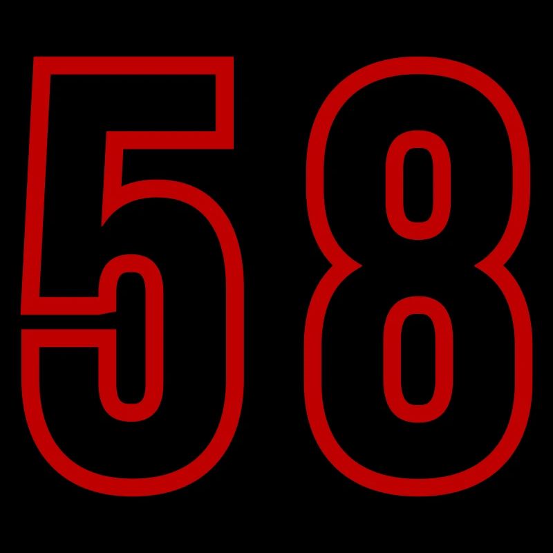 58 Number Years Jersey