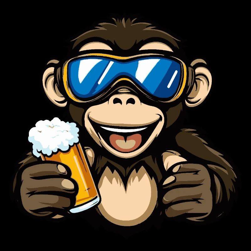 Monkey après-ski beer
