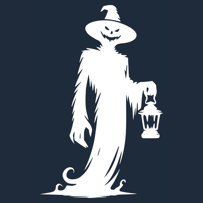 Scary Magic Halloween Hat with Lantern