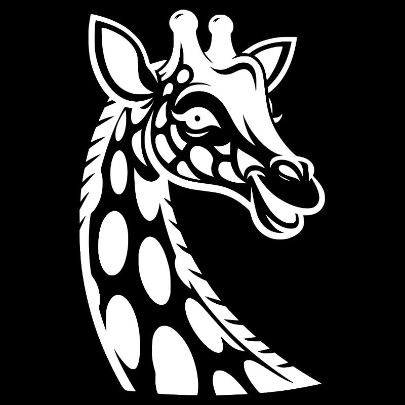 Funny Giraffe Africa Style Wildlife Safari