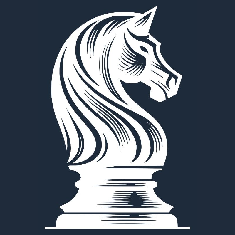 pièce d’échecs cheval chevalier dessin de cheval d’échecs