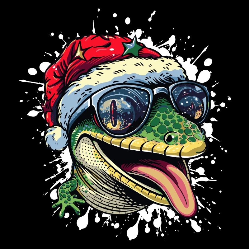 Lizard Christmas Funny