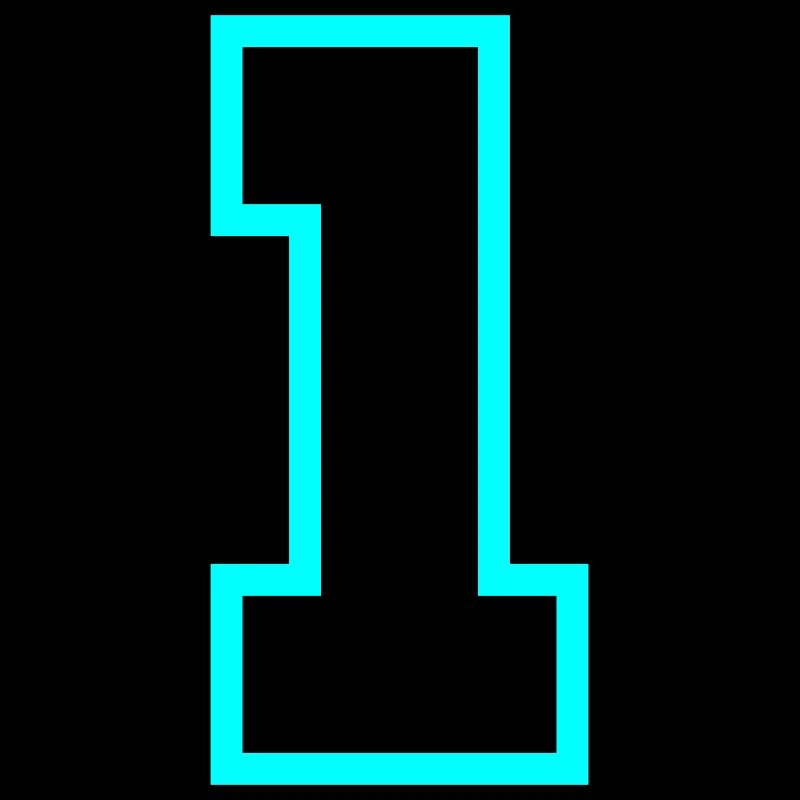 1 symbole numérique