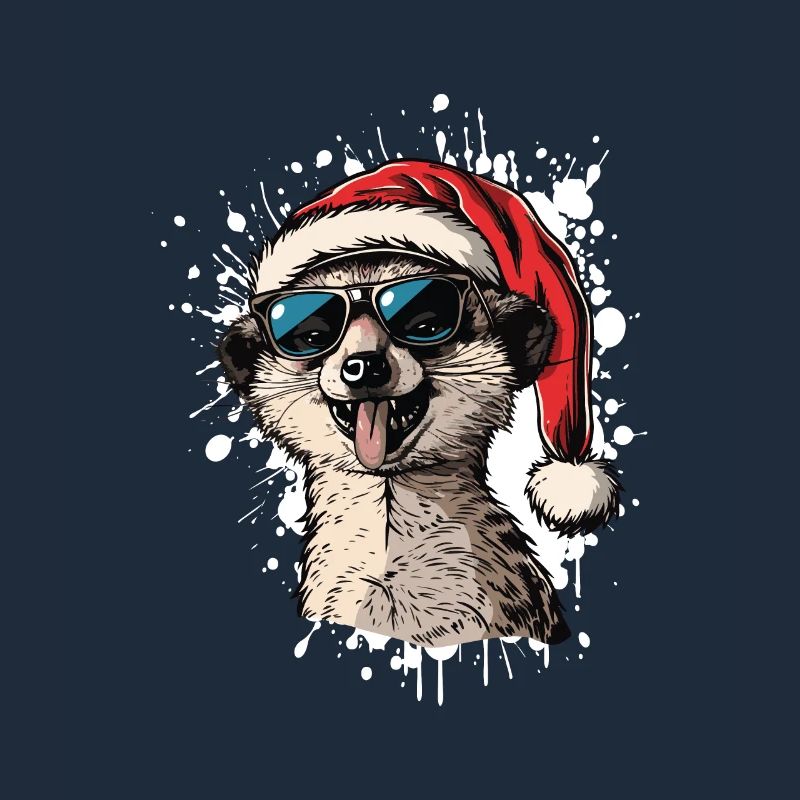 Suricate Noël Drôle