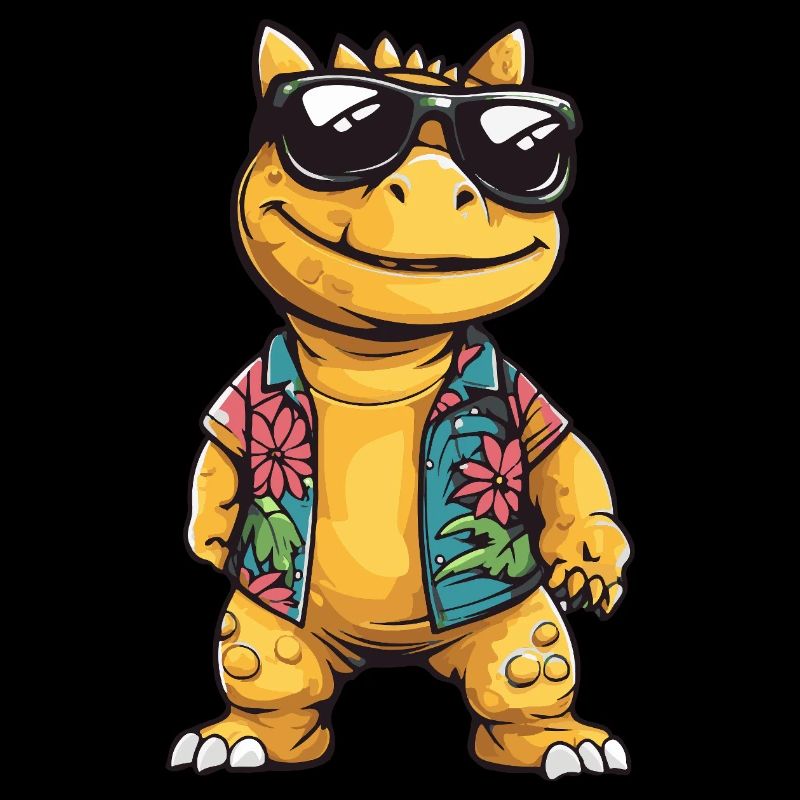 Dinosaur stegosaurus summer