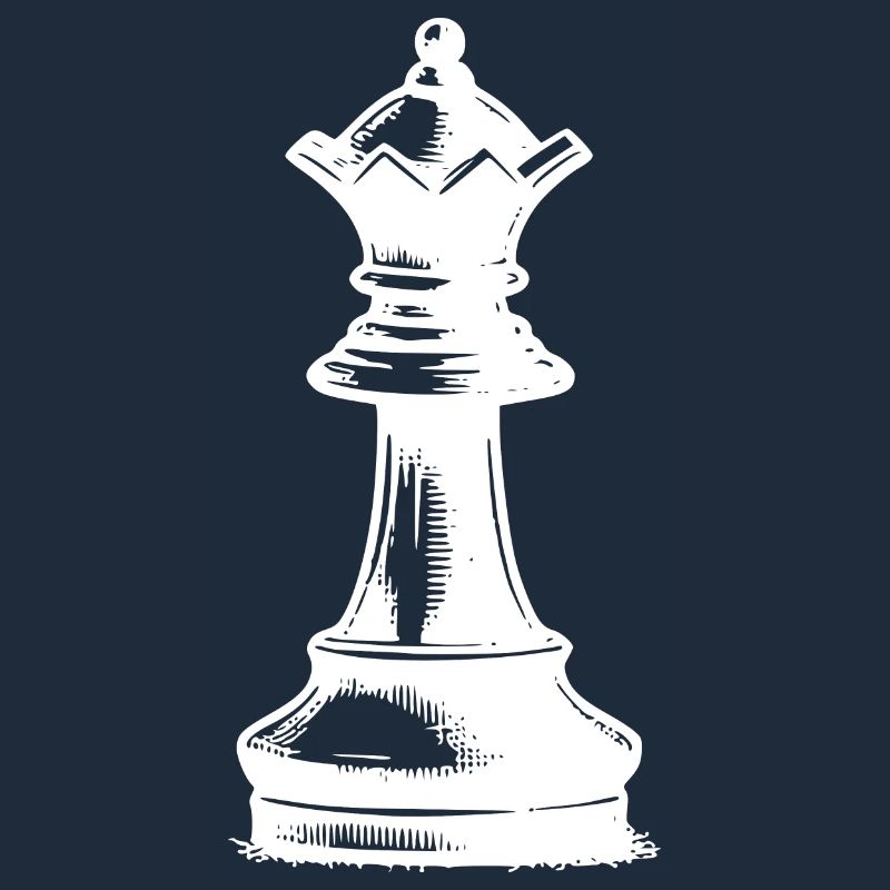 Schachspiel Schachfigur weisse Dame